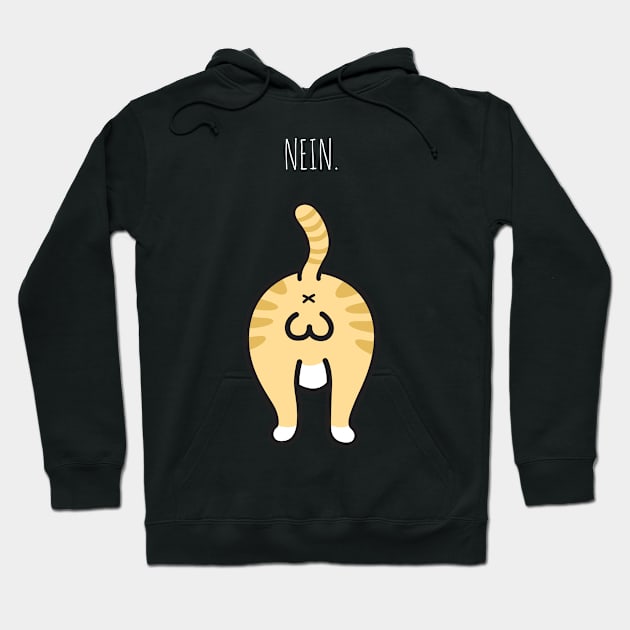 Nein - Katze Kater - Katzenbesitzer Lustiges Kätzchen Hoodie by 5StarDesigns